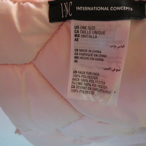 Reversable Pink I-N-C International Concepts Pull Through Scarf - Picture 3 of 3